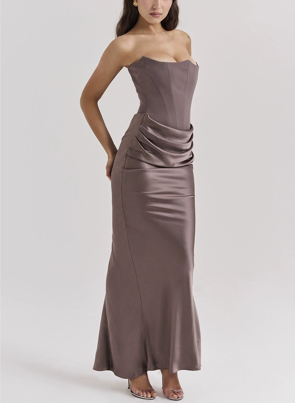 (BLACK FRIDAY) 60% OFF Élivor Silk Off-Shoulder Slim Top