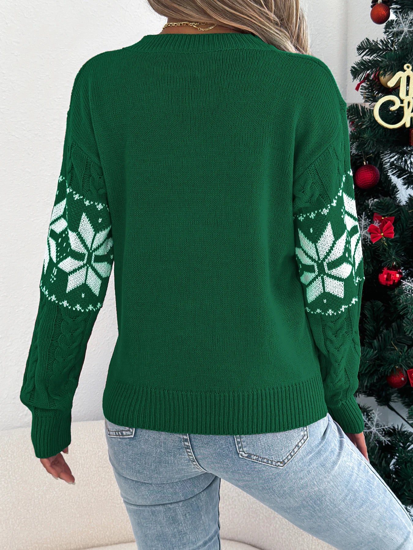 Snowflake Charm Sweater