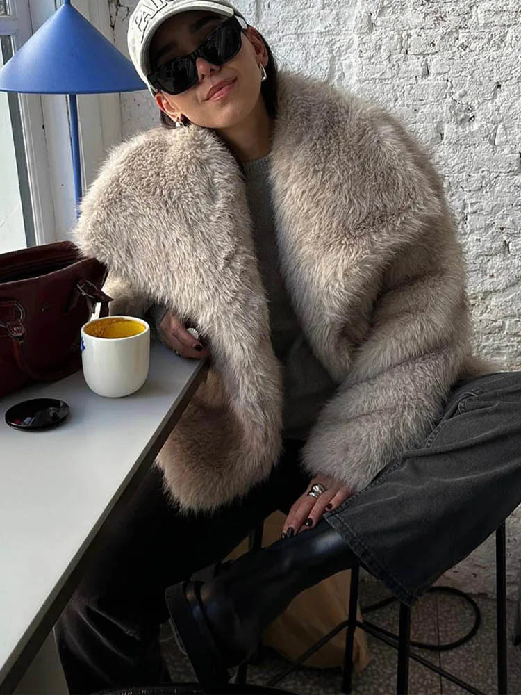 Luxury Soft Fur Coat
