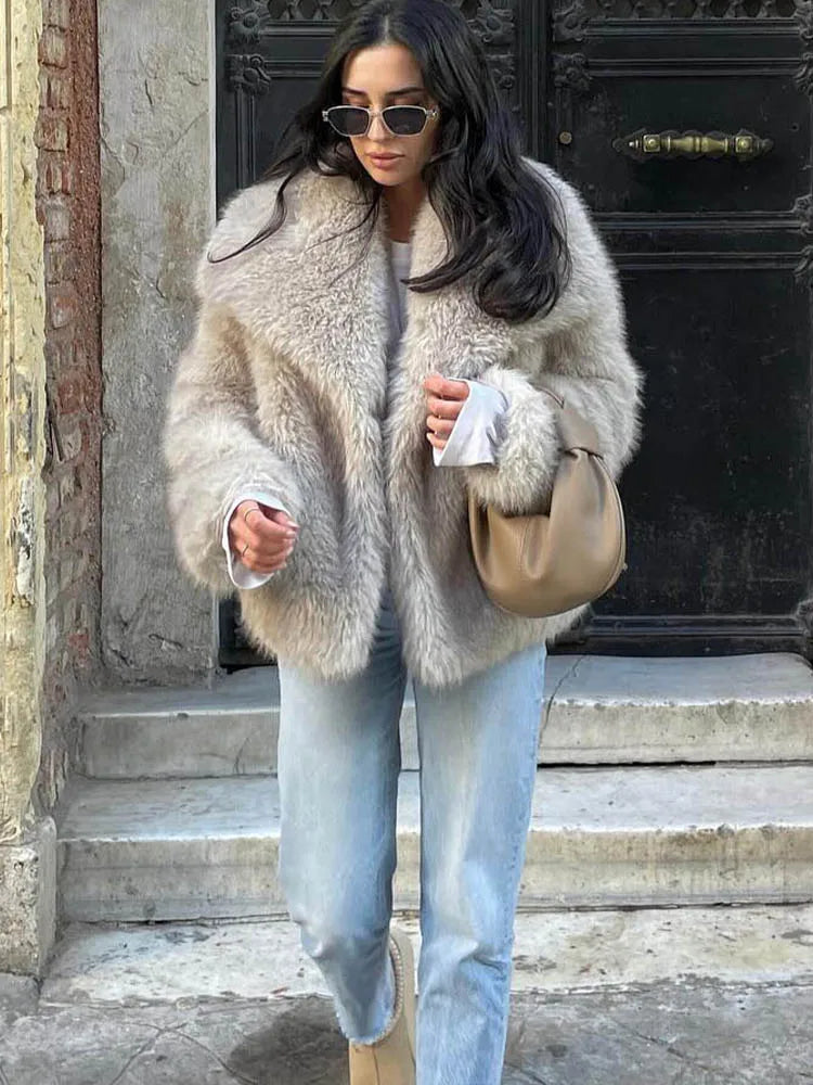 Luxury Soft Fur Coat