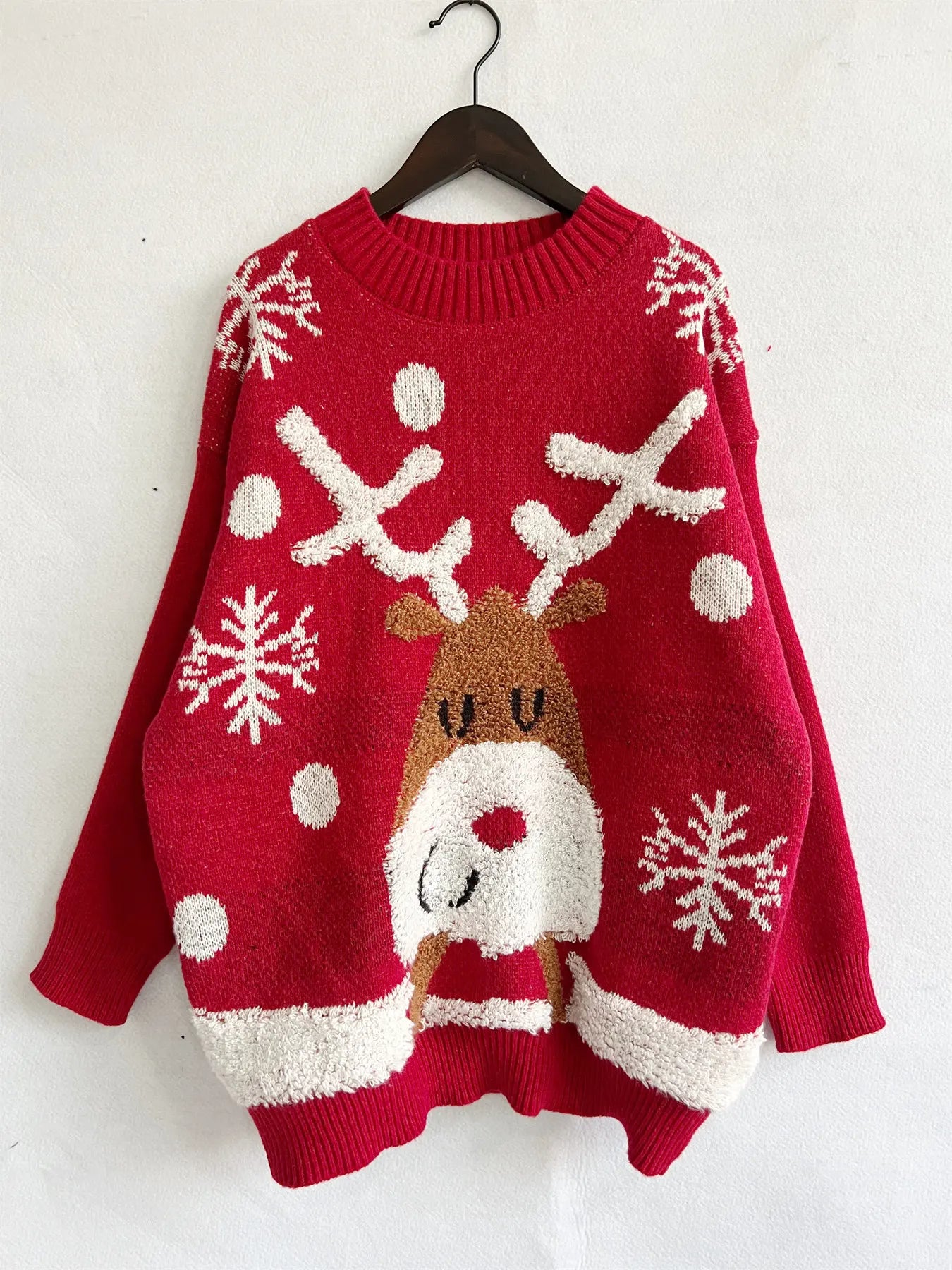 Happy Reindeer Christmas Sweater