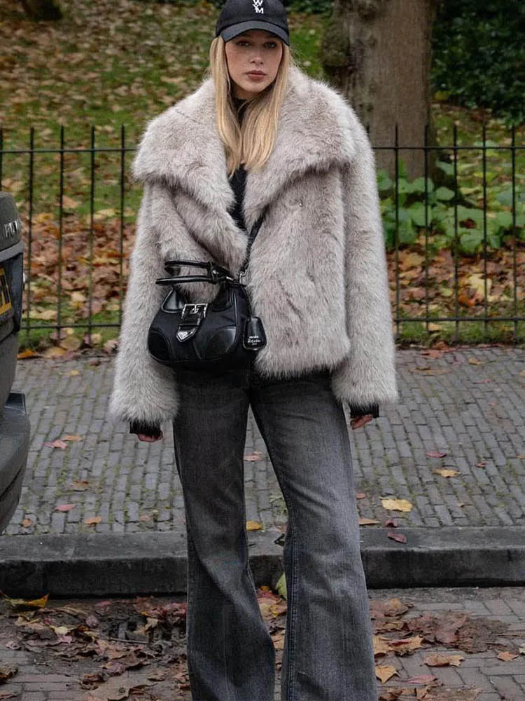 Luxury Soft Fur Coat