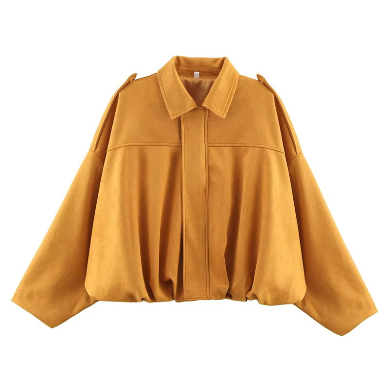 Elivor Oversized Suede Jacket