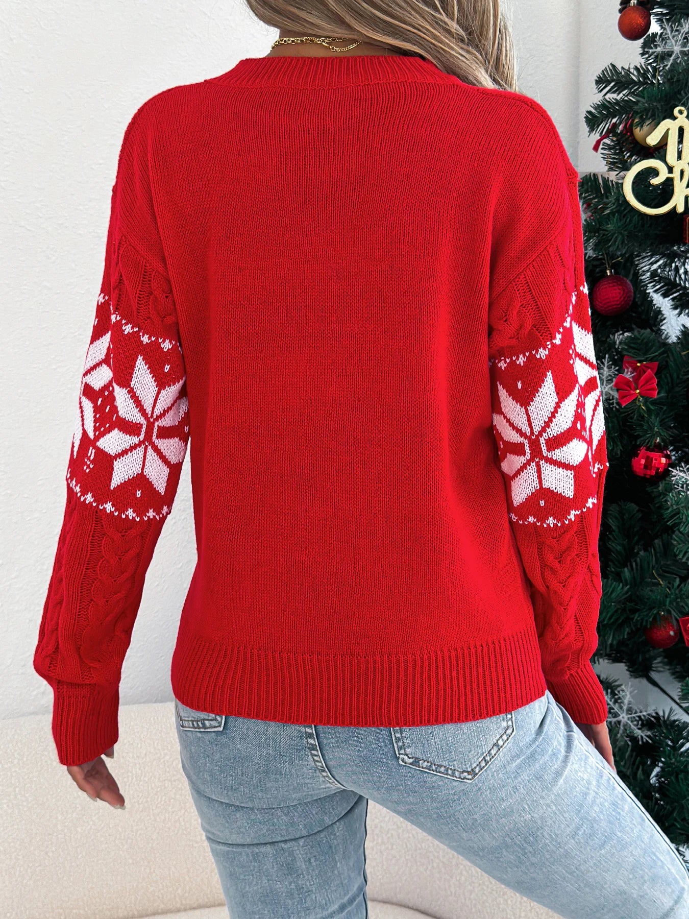 Snowflake Charm Sweater