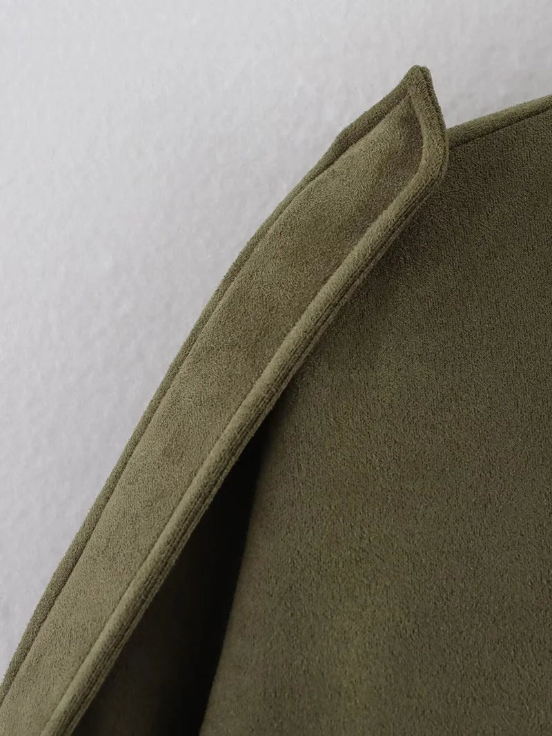 Elivor Oversized Suede Jacket