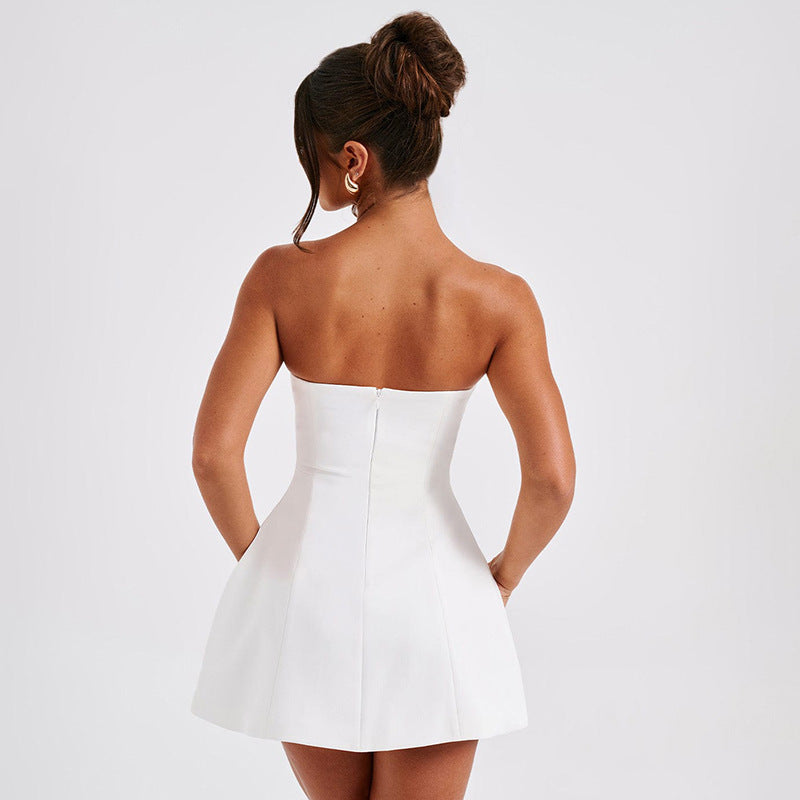 BUY1, GET2 - Élivor Backless Tube Mini Dress